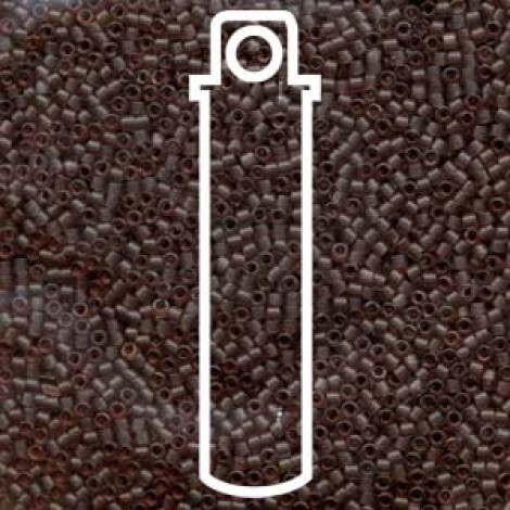 11/0 Delica Seed Beads - Dyed Matte Transparent Beige - 7.2gm 11/0 Delica Seed Beads - Dyed Matte Transparent Beige - 7.2gm