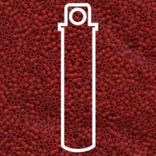 11/0 Delica Seed Beads - Dyed Matte Opaque Maroon