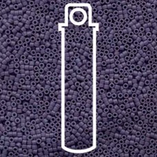 11/0 Delica Seed Beads - Dyed Matte Opaque Lavender - 7.2gm