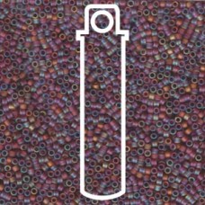 11/0 Miyuki Delica Seed Beads - Matte Light Brown AB - 7.2gm