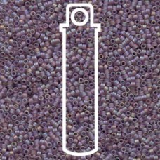11/0 Delica Seed Beads - Matte Smokey Amethyst AB