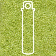 11/0 Delica Beads - Matte Chartreuse AB - 6.8gm