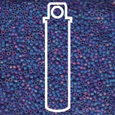 11/0 Delica Beads - Matte Cobalt AB - 7.2g