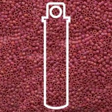 11/0 Delica Seed Beads - Matte Op Maroon AB