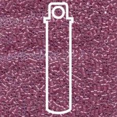 11/0 Delica Seed Beads - Sparkling Rose Lined Crystal - 7.2gm