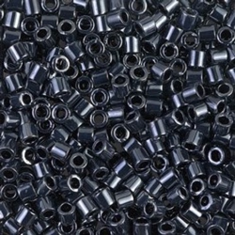 8/0 Miyuki Delicas - Gunmetal - 8.2gm