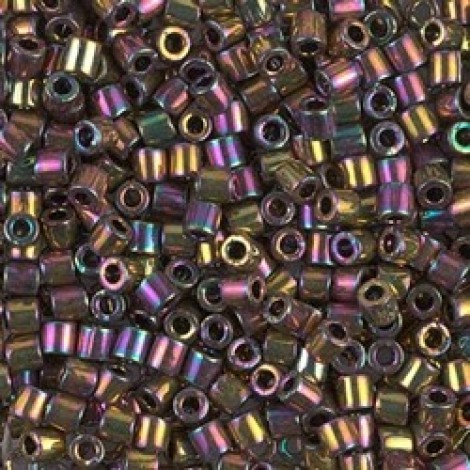8/0 Miyuki Delicas - Metallic Smoky Gold Iris - 6.8gm