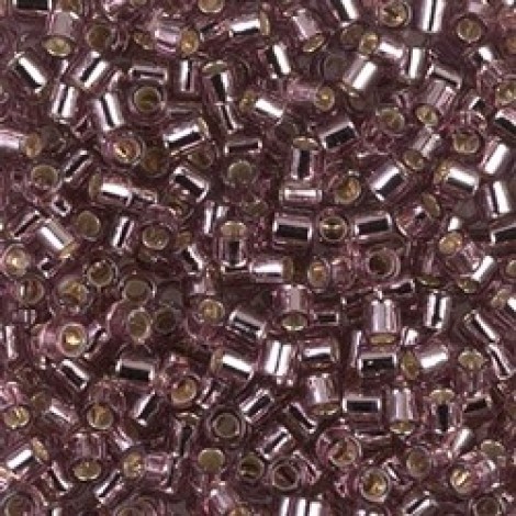 8/0 Miyuki Delicas - Silverlined Smoky Amethyst - 6.8gm