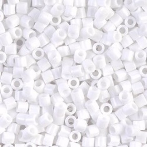 8/0 Miyuki Delicas - White - 6.8gm