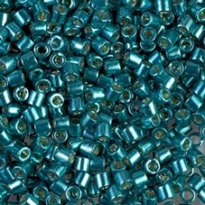 8/0 Miyuki Delicas - Duracoat Galvanized Sea Foam - 6.8gm