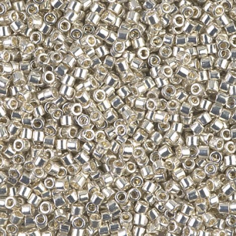 10/0 Miyuki Delica Seed Beads - Galvanized Silver - 100gm Factory Pack