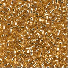10/0 Miyuki Delica Seed Beads - Silverlined Gold - 7.2g