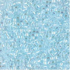 10/0 Miyuki Delica Seed Beads - Transparent Pale Aqua AB - 7.2g