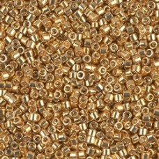 10/0 Miyuki Delica Seed Beads - Galvanised Yellow Gold - 7.6g