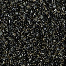 10/0 Miyuki Delica Seed Beads - Picasso Smoky Black Matte - 7.2gm