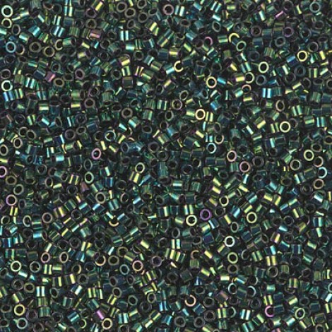 15/0 Delica Seed Beads - Metallic Teal Iris - 7gm
