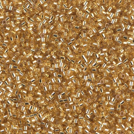 15/0 Delica Seed Beads - Silverlined Gold