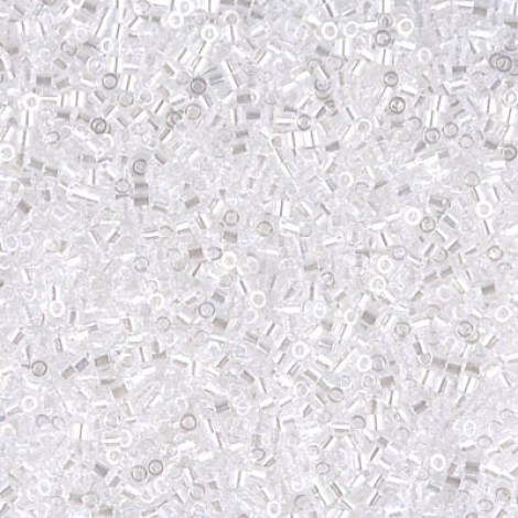 15/0 Delica Seed Beads - Crystal Luster