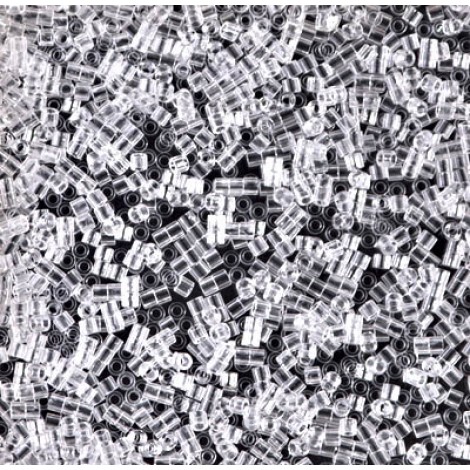 15/0 Delica Seed Beads - Transparent Crystal - 50gm Bulk Pack
