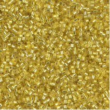 15/0 Delica Seed Beads - Silverlined Yellow