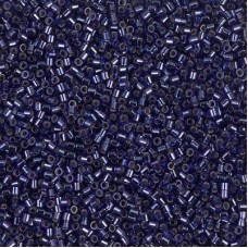 15/0 Delica Seed Beads - Silverlined Montana Sapphire - 7gm