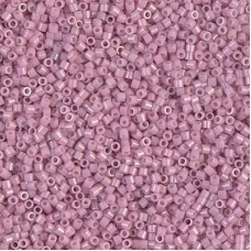 15/0 Delica Seed Beads - Opaque Old Rose Luster