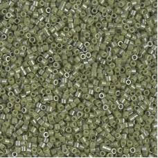 15/0 Delica Seed Beads - Opaque Cactus Luster