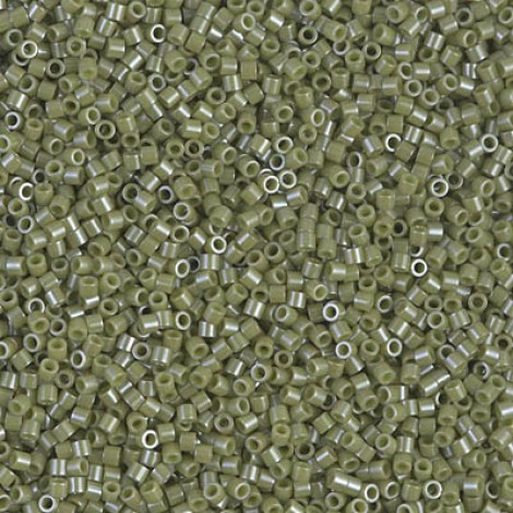 15/0 Delica Seed Beads - Opaque Cactus Luster - 7gm 15/0 Delica Seed Beads - Opaque Cactus Luster - 7gm