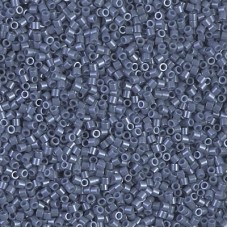 15/0 Delica Seed Beads - Opaque Blueberry Luster