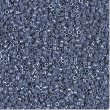 15/0 Delica Seed Beads - Opaque Blueberry Luster - 7gm