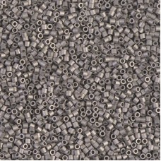 15/0 Delica Seed Beads - Matte Metallic Silver