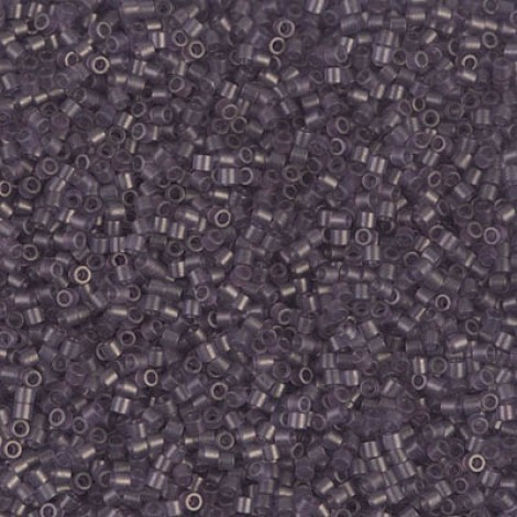 15/0 Delica Seed Beads - Matte Translucent Dried Lavender