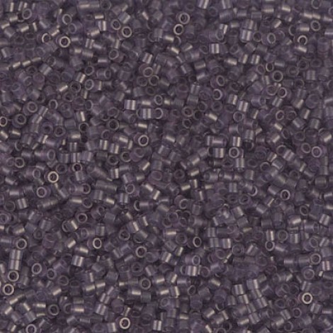 15/0 Delica Seed Beads - Matte Translucent Dried Lavender - 7gm 15/0 Delica Seed Beads - Matte Translucent Dried Lavender - 7gm