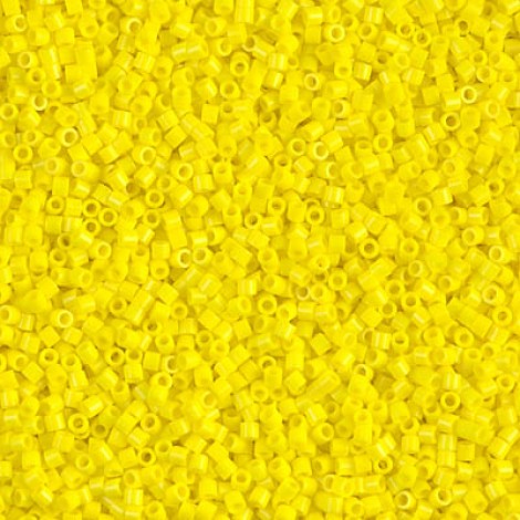 15/0 Delica Seed Beads - Opaque Yellow