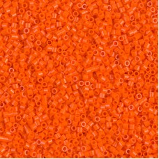 15/0 Delica Seed Beads - Opaque Orange - 7gm