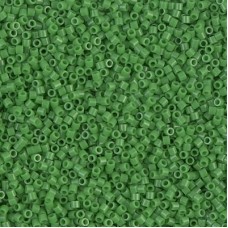 15/0 Delica Seed Beads - Opaque Pea Green