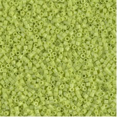 15/0 Delica Seed Beads - Opaque Chartreuse - 7gm