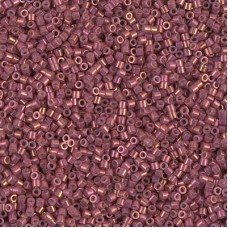 15/0 Delica Seed Beads - Metallic Rhubarb Luster