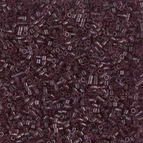 15/0 Delica Seed Beads - Transparent Mauve - 7gm