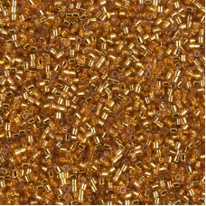 15/0 Delica Seed Beads - Silverlined Marigold