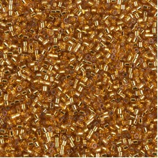 15/0 Delica Seed Beads - Silverlined Marigold - 7gm
