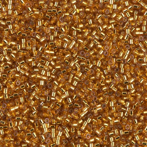 15/0 Delica Seed Beads - Silverlined Marigold