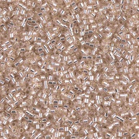 15/0 Delica Seed Beads - Silverlined Pink Mist - 7gm