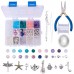 DIY Glass Bead Jewellery Making Kit - Includes Beads, Findings, Tools DIY Glass Bead Jewellery Making Kit - Includes Beads, Findings, Tools