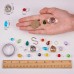 DIY Suncatcher Making Kits including glass beads, chain & findings