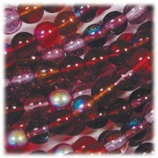 Czech 6mm Round Beads - Vineyard Mix