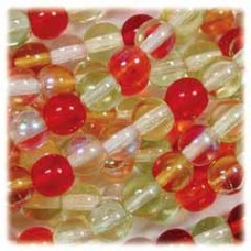 4mm Czech Round Beads - Tango Mix - Pack of 100