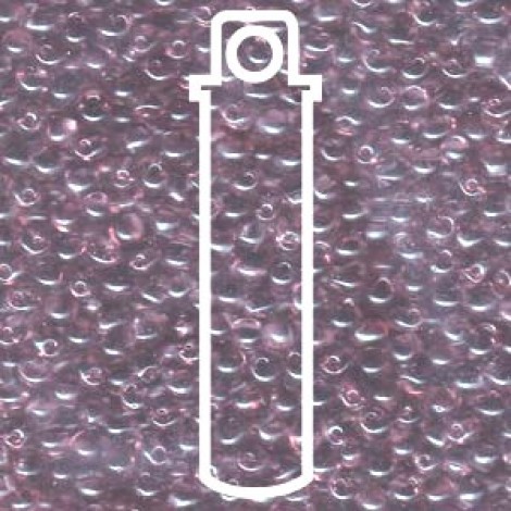 3.2mm Miyuki Drops - Transparent Light Amethyst