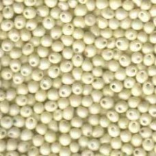 3.4mm Miyuki Drop Seed Beads - Matte Opaque Cream - 25gm