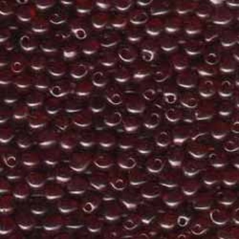 3.4mm Miyuki Drop Seed Beads - Transp Gold Lustre Dk R